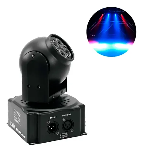Cabezal móvil 4 LED para fiestas Yt601c - Imagen 8