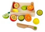 Cajón de frutas de madera didáctico - Imagen 3