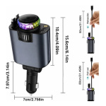 Cargador de auto aromaterapia 5 en 1 con luz estrellas St510 - Imagen 8