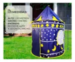 Carpa Infantil Casitas Infantiles Castillo Pelotero C/ Bolso Color Azul - Imagen 5