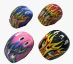 Casco Infantil Protector Llama De Fuego Bicicleta Monopatín - Imagen 4