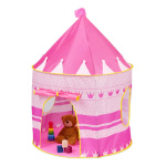 Castillo plegable juego pelotero rosa - Imagen 2