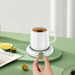 Combo Molinillo Granos Café Electrico + Base Calentador Taza - Imagen 9