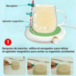 Combo Molinillo Granos Café Electrico + Base Calentador Taza - Imagen 6