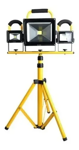 Combo Tripode Soporte Triple + 2 Reflectores De 20w - Imagen 6