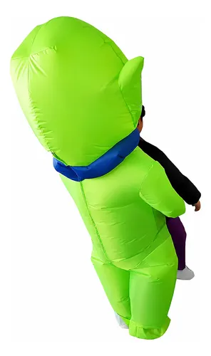 Disfraz inflable de marciano alien para fiesta halloween Fz2105 - Imagen 5
