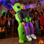 Disfraz inflable de marciano alien para fiesta halloween Fz2105 - Imagen 8
