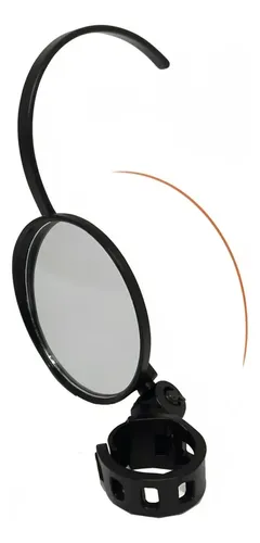 Espejo retrovisor redondo para bicicleta giratorio y ajustable - Imagen 5