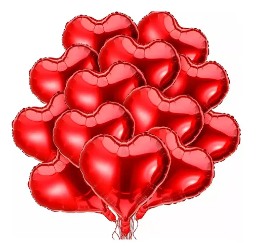 Globos metalizados corazón - Imagen 2