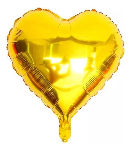 Globos metalizados corazón - Imagen 6