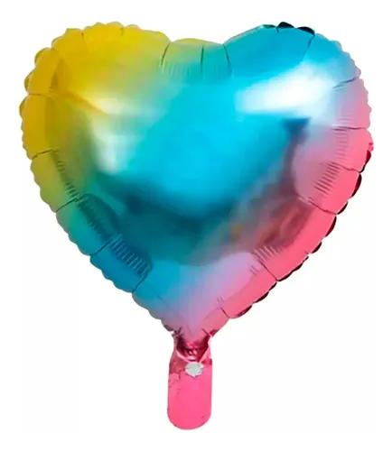 Globos metalizados corazón - Imagen 12
