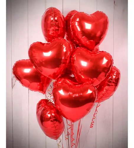 Globos metalizados corazón - Imagen 22