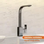 Grifo De Cocina Monocomando Baño Recta Con Giro Diseño Di17 - Imagen 3