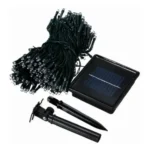 Guirnalda Led 100 Luces Blanco Calido Con Panel Solar - Imagen 5
