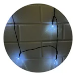 Guirnalda tira 10 corazones luces LED 20-01bl