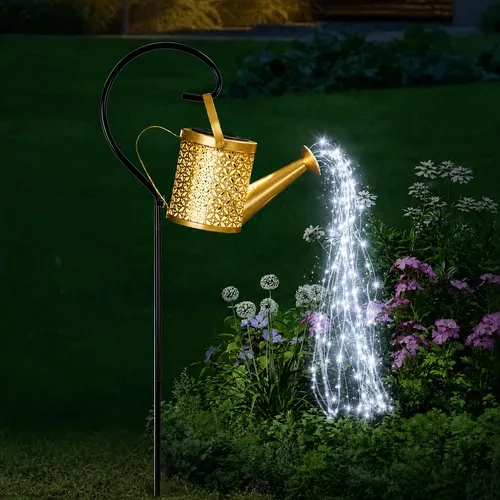 Lámpara decorativa regadera solar estaca para jardín 05-01