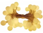 Luces Bolitas 28 Led Guirnalda Calidas 4 Mt Pilas