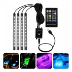 Luz Led Rgb Tunning Para Interior De Auto Con Control