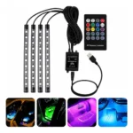 Luz Led Rgb Tunning Para Interior De Auto Con Control