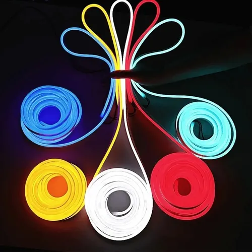Manguera de luces de neón led flexible con color fijo - 10 mts - Imagen 7