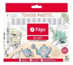 Marcadores X12 Fibrones Colores Doble Punta Filgo 1.0/1-6mm - Imagen 15