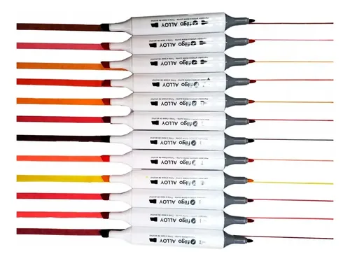 Marcadores X12 Fibrones Colores Doble Punta Filgo 1.0/1-6mm - Imagen 4