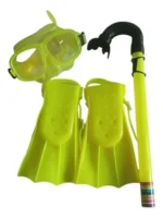 Máscara De Buceo Kit Snorkel Ajustable Para Niños