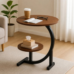 Mesa doble redonda para living moderna minimalista Ct5706