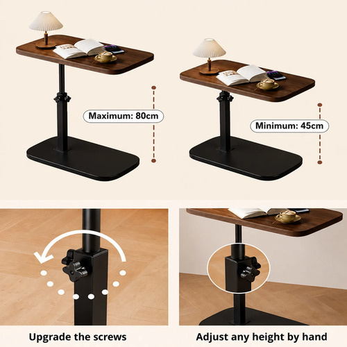 Mesa lateral giratoria ajustable madera 5702 - Imagen 9