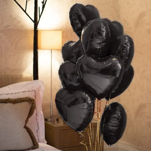 Pack 10 globos corazón metalizados A024 - Imagen 45
