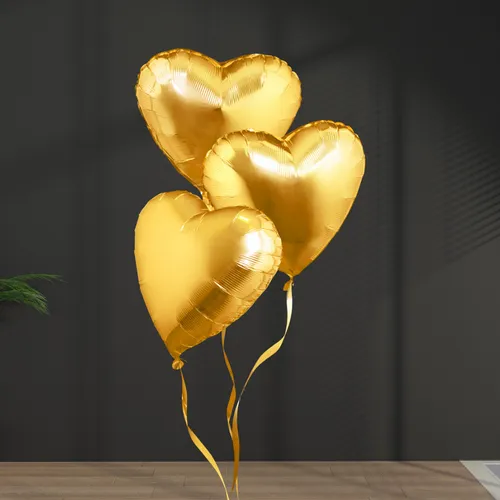 Pack 10 globos corazón metalizados A024 - Imagen 17