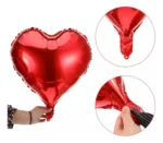 Pack 10 globos corazón metalizados A024 - Imagen 19