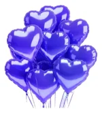 Pack 10 globos corazón metalizados A024 - Imagen 18