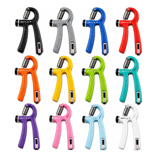 Pack X12 Hand Grip Ejercitador De Mano Regulable 5 A 60 Kg