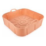 Pack X12 Moldes Silicona Para Freidora 22x22 Cuadrada 25533 - Imagen 4