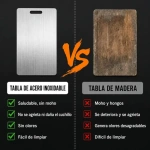 Pack X12 Tablas De Corte Cocina Acero Inox 34x23 Cm Um94 - Imagen 5