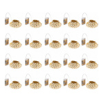 Pack X20 Cintas Led 2 Mts Blanco Calido Adhesiva A Pilas