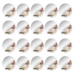 Pack X20 Espejos Acrilicos Placa Autoadhesiva 20cm Deco Um69