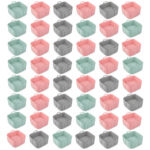 Pack X50 Moldes Silicona Para Freidora 22x22 Cuadrada 25533