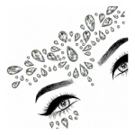 Pack X50 stickers faciales gemas autoadhesivas de colores - Imagen 7
