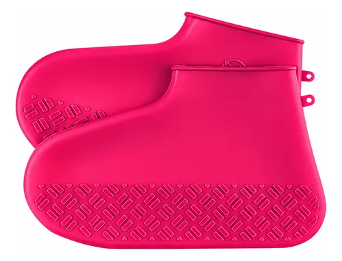 Pack X6 Cubre Zapatos De Silicona Calzado Para Lluvia 2j4c Al Azar L - S - M - Imagen 8