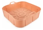 Pack X6 Molde Silicona Para Freidora 22x22 Cm Cuadrada 25533 - Imagen 4