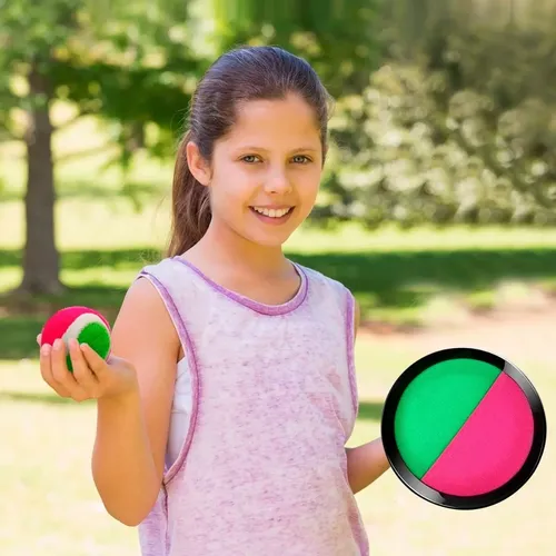 Juego paleta lanza y atrapa pelota con abrojo - Imagen 5