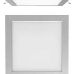 Panel Plafon Led Cuadrado 12w Embutir 17x17cm Blanco Frio Blanco Frío