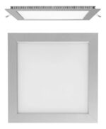 Panel Plafon Led Cuadrado 12w Embutir 17x17cm Blanco Frio Blanco Frío