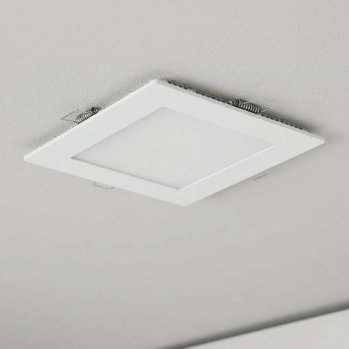 Panel Plafon Led Cuadrado 12w Embutir 17x17cm Blanco Frio Blanco Frío - Imagen 5