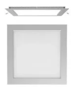Panel Plafon Led Cuadrado 12w Embutir Blanco Frio 17x17cm - Imagen 2