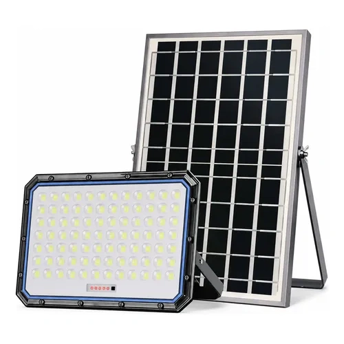 Reflector recargable con panel solar y control remoto 1000w