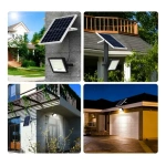 Reflector recargable con panel solar y control remoto 2000w - Imagen 4