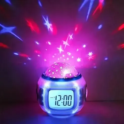 Reloj despertador proyector de estrellas - Imagen 3